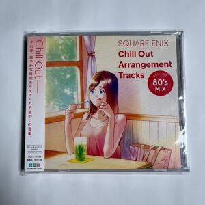 Square Enix Chill Out Arrangement Tracks 80s Mix CD Soundtrack w/ OBI + Sticker